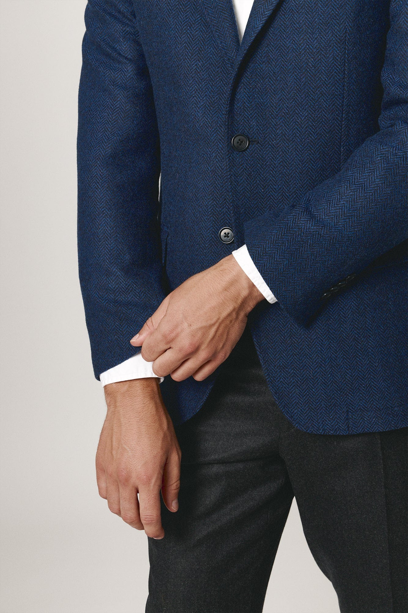The Blazer Espiga Azul Marino