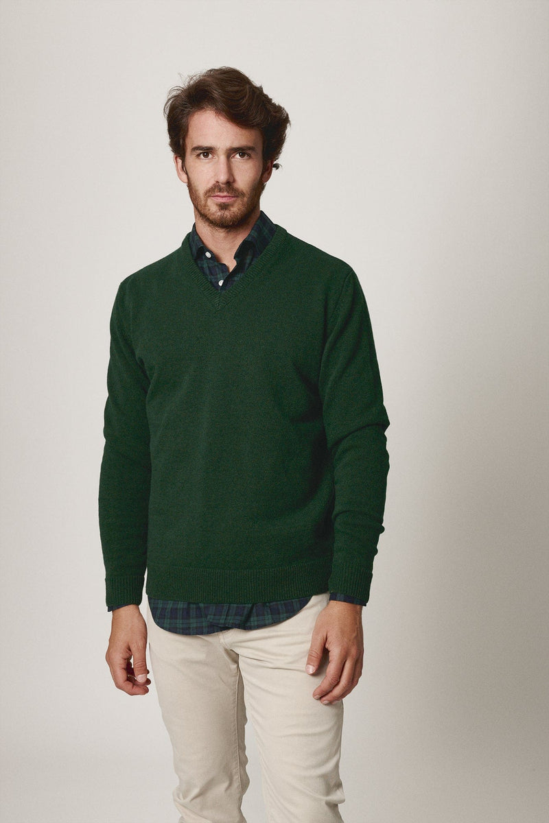 The Lambswool Pico Verde Pino-zoom-