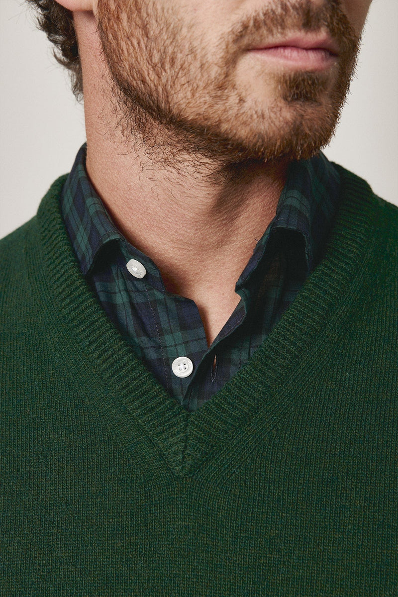 The Lambswool Pico Verde Pino-zoom-
