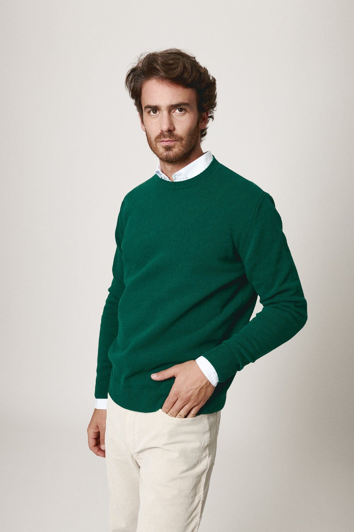 The Lambswool Scoop  Verde Ciudadela