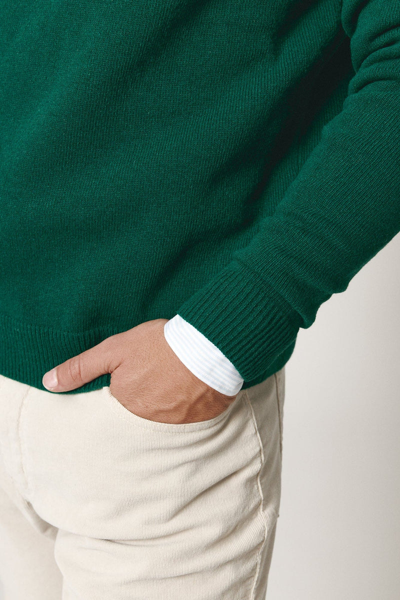The Lambswool Scoop  Verde Ciudadela-zoom-