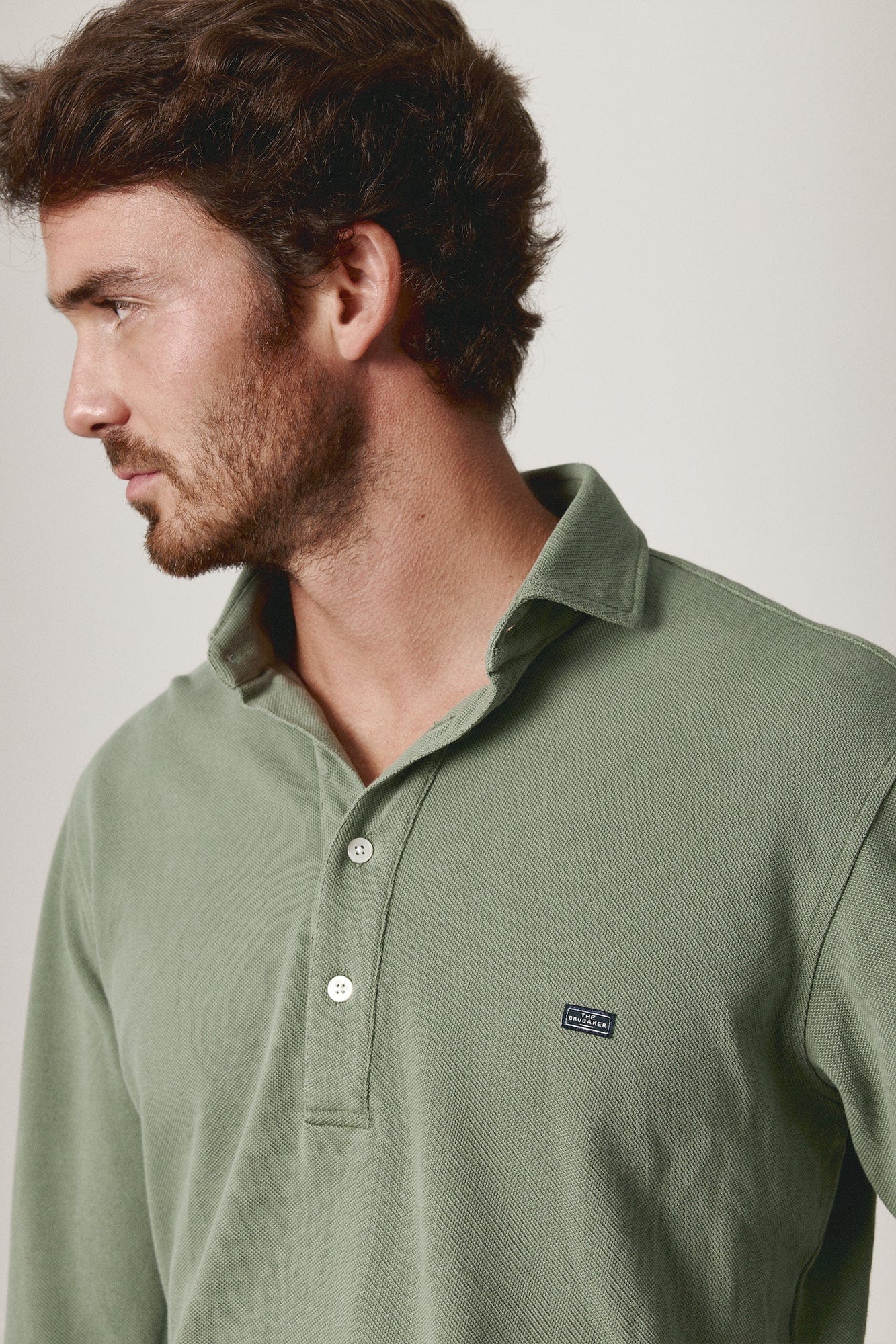 The Cotton Polera Verde Khaki-zoom-2