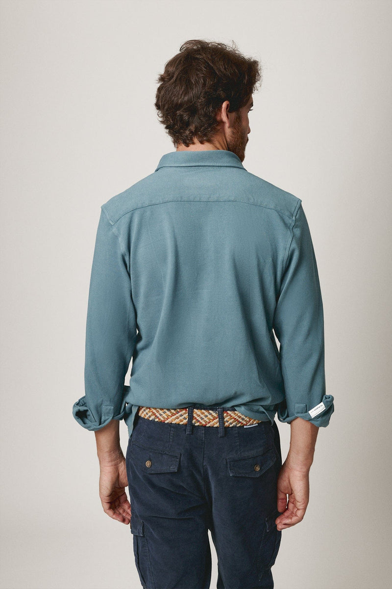 The Cotton Camisa Azul Covas-zoom-