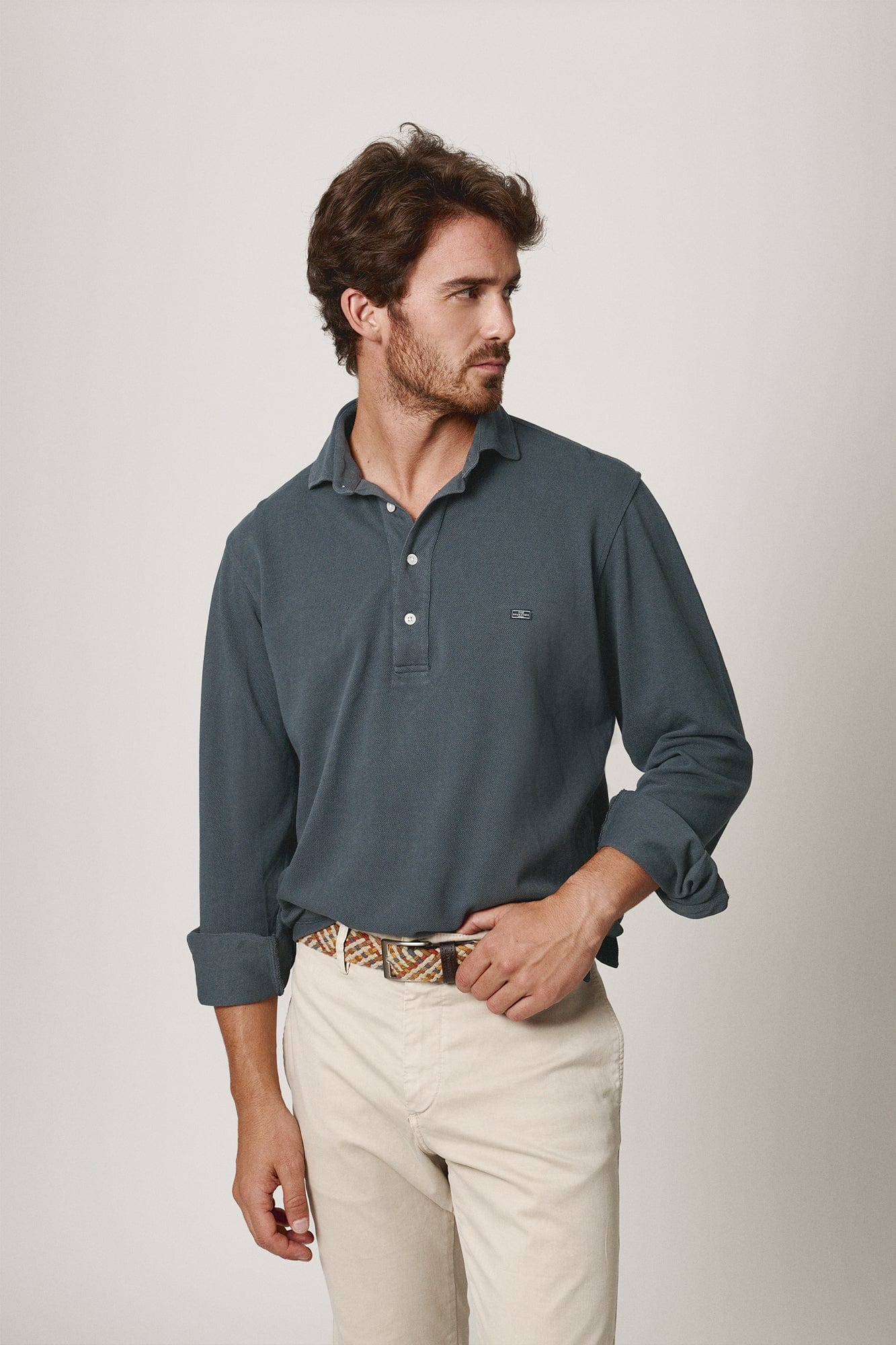 The Cotton Polera Gris Marengo-1
