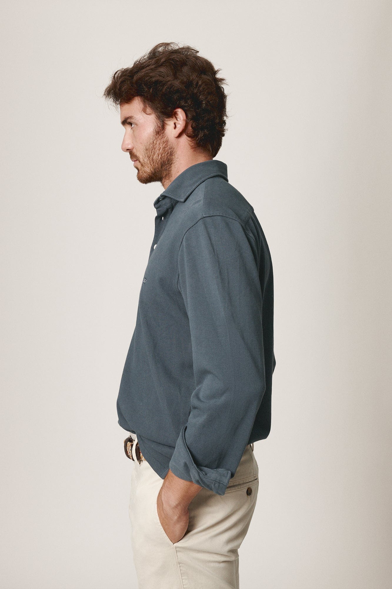 The Cotton Polera Gris Marengo-zoom-3