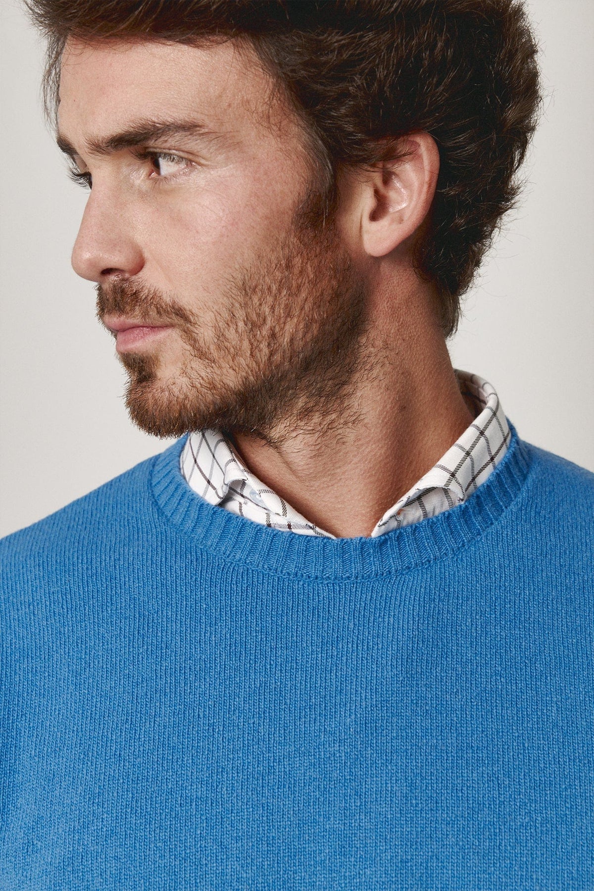 The Lambswool Scoop Azul Juzcar