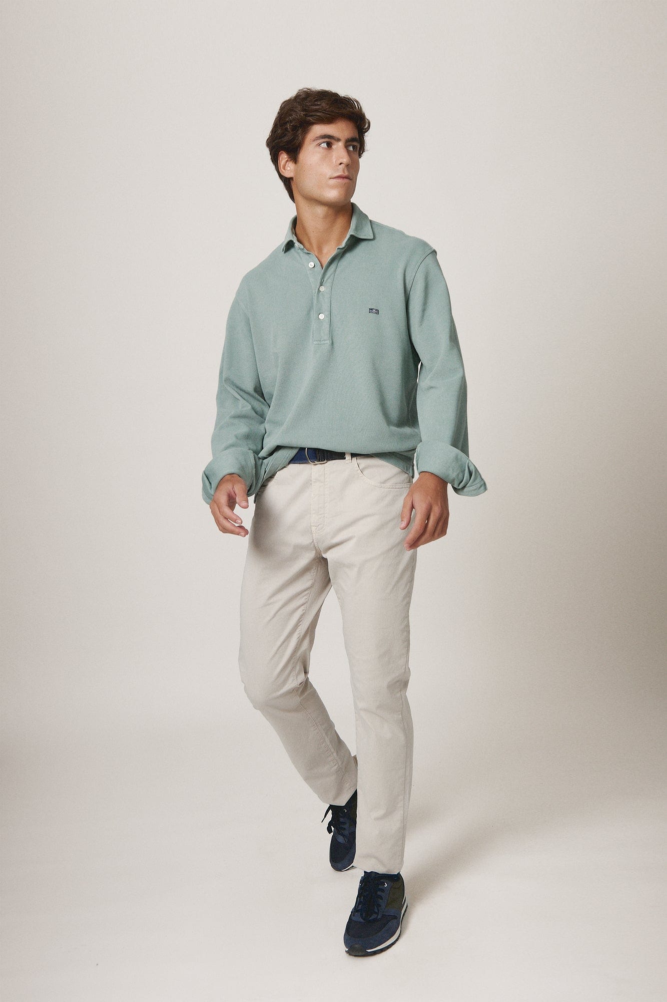 The Cotton Polera Verde Santillana