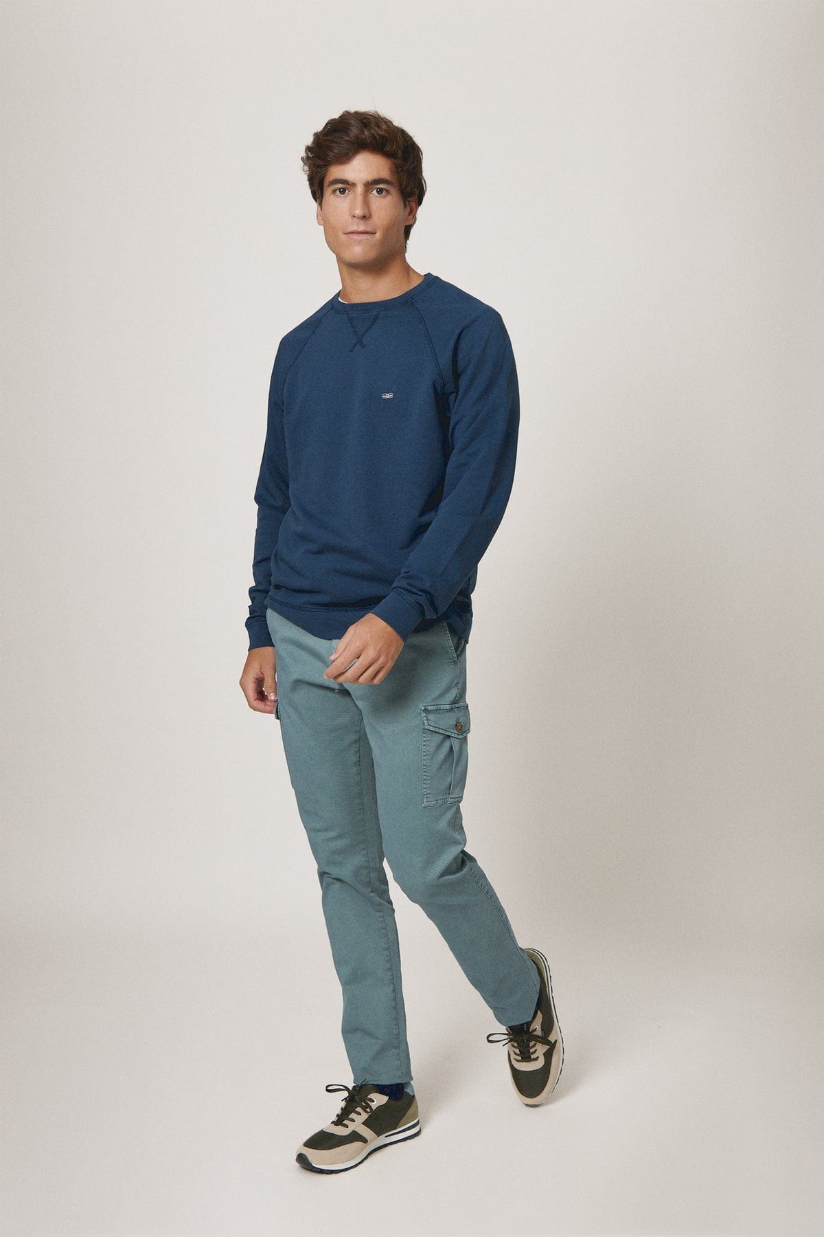 The Cotton Sudadera Azul Pedreña