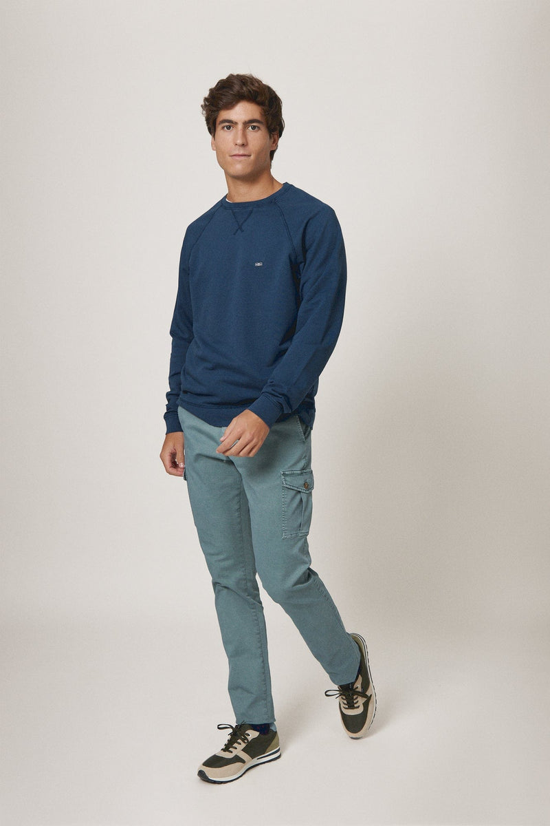 The Cotton Sudadera Azul Pedreña-zoom-