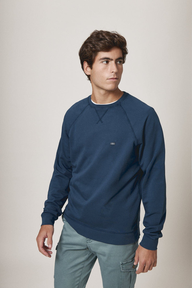 The Cotton Sudadera Azul Pedreña-zoom-