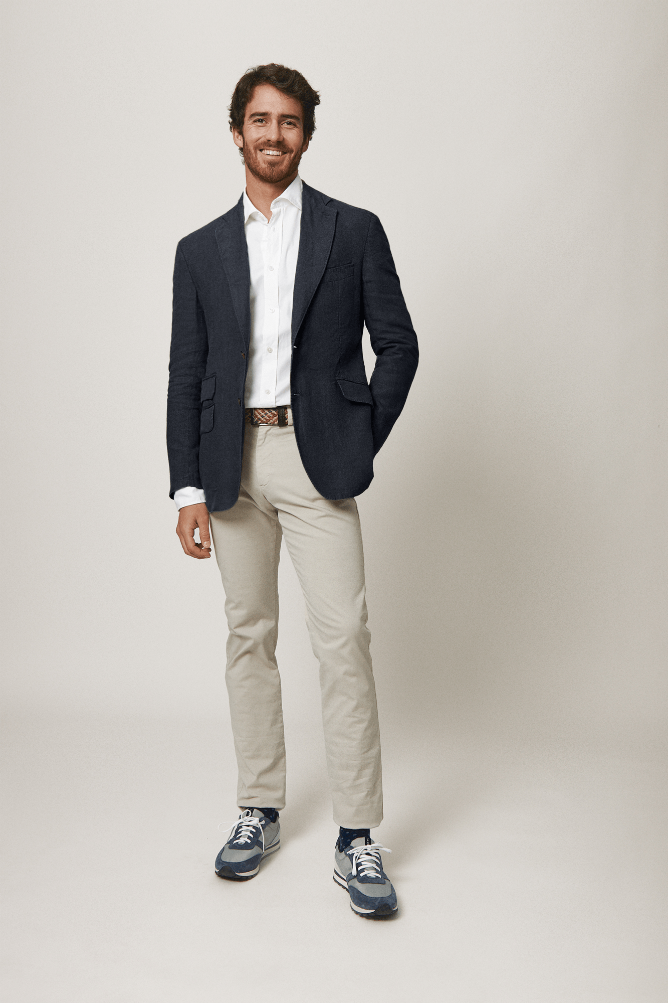 The Blazer Lino Azul Marino