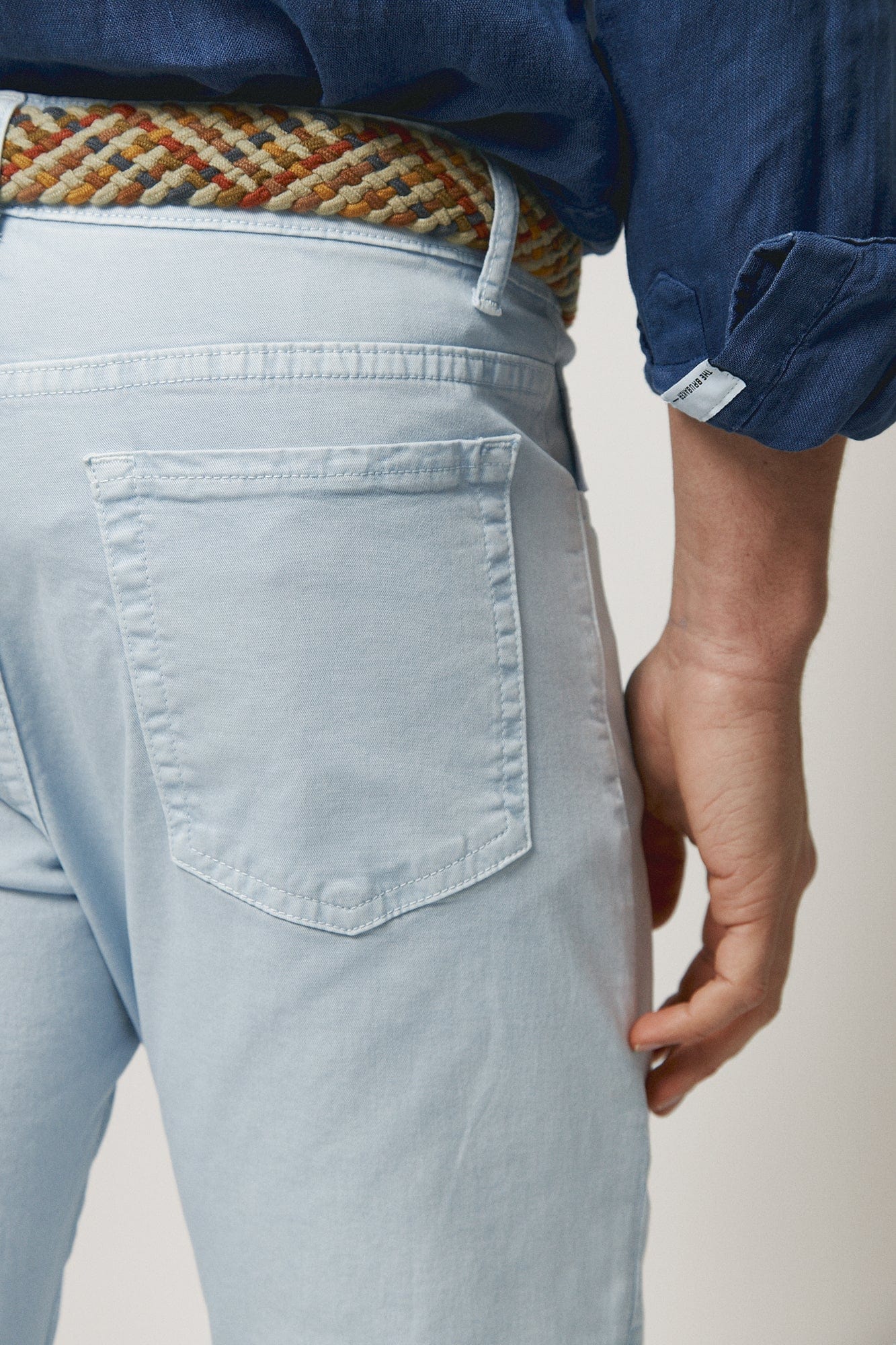 The 5 Pocket Azul Hielo-3