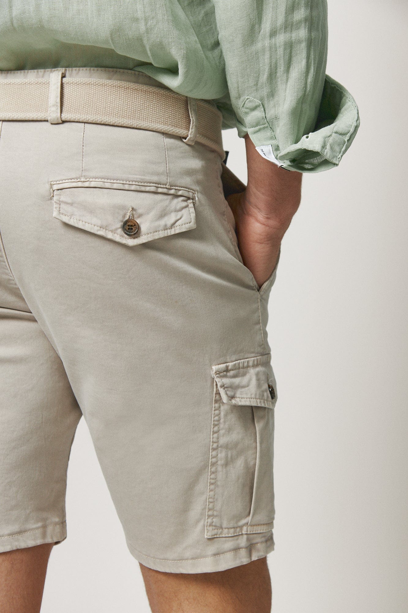 The Bermuda Cargo Beige Seimera-3