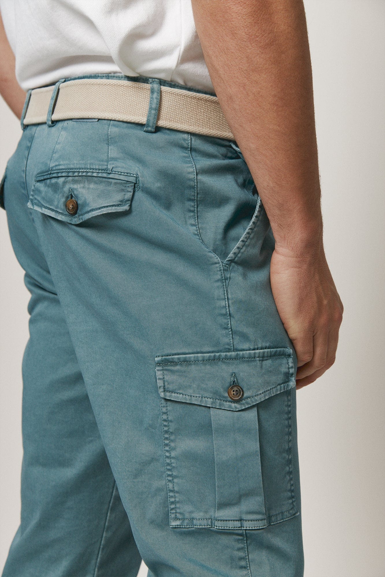 The Chino Cargo Verde Comillas-zoom-3