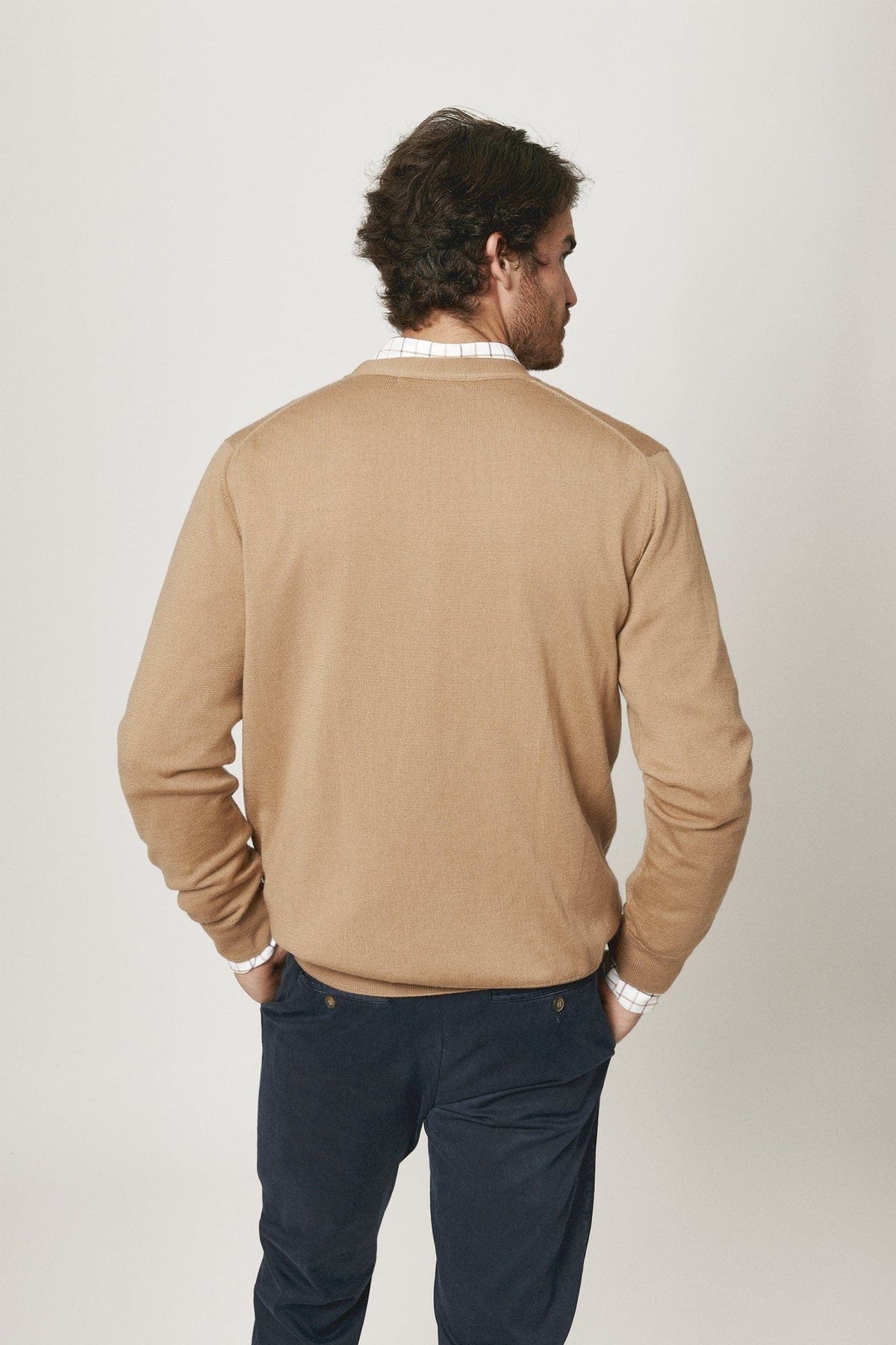 The Cardigan Merino Camel-3