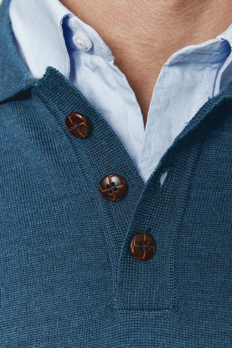 The Jersey Merino Polo Azul Juzcar-zoom-