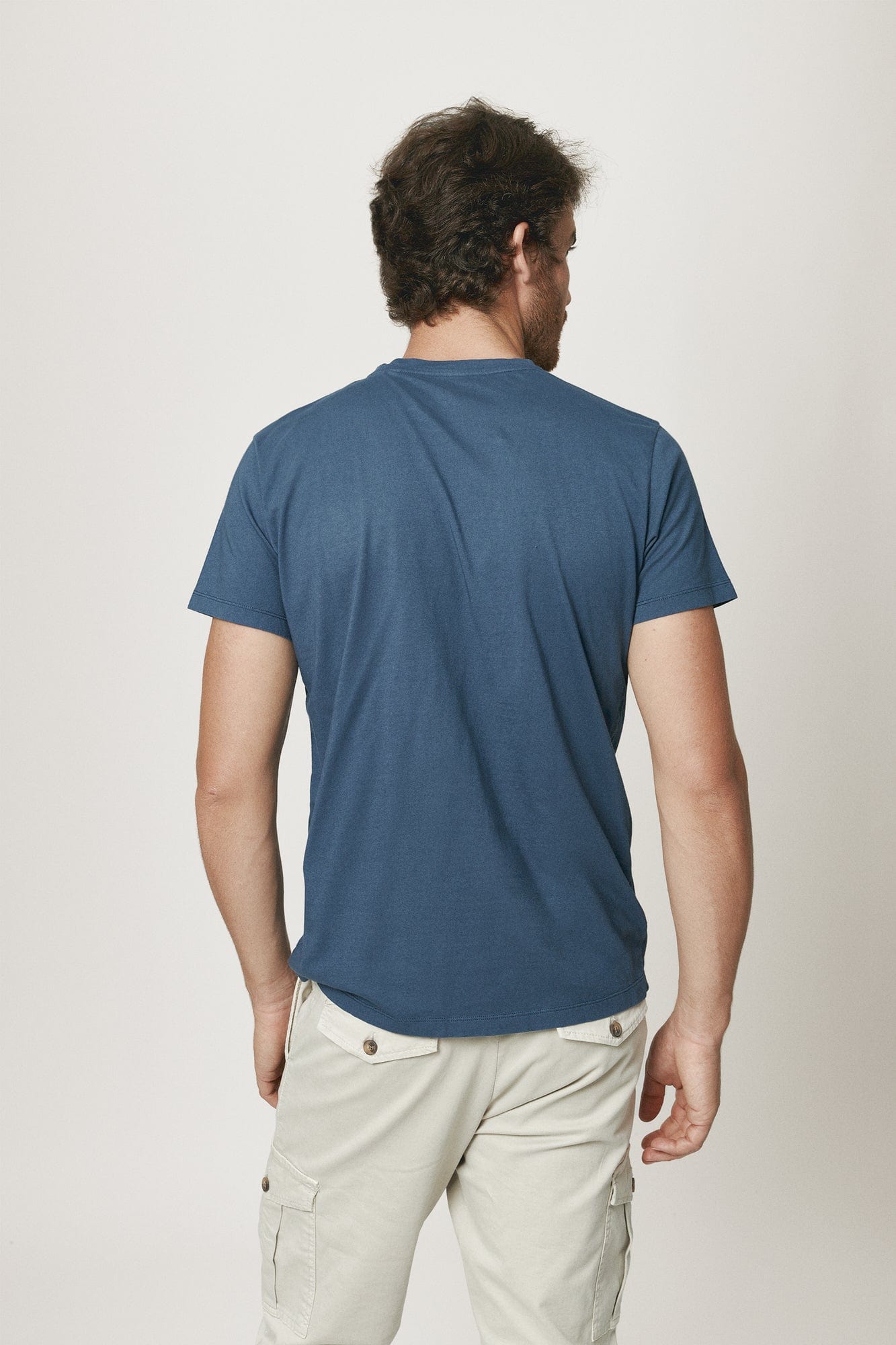 The Cotton T Shirt Azul Covas-zoom-3
