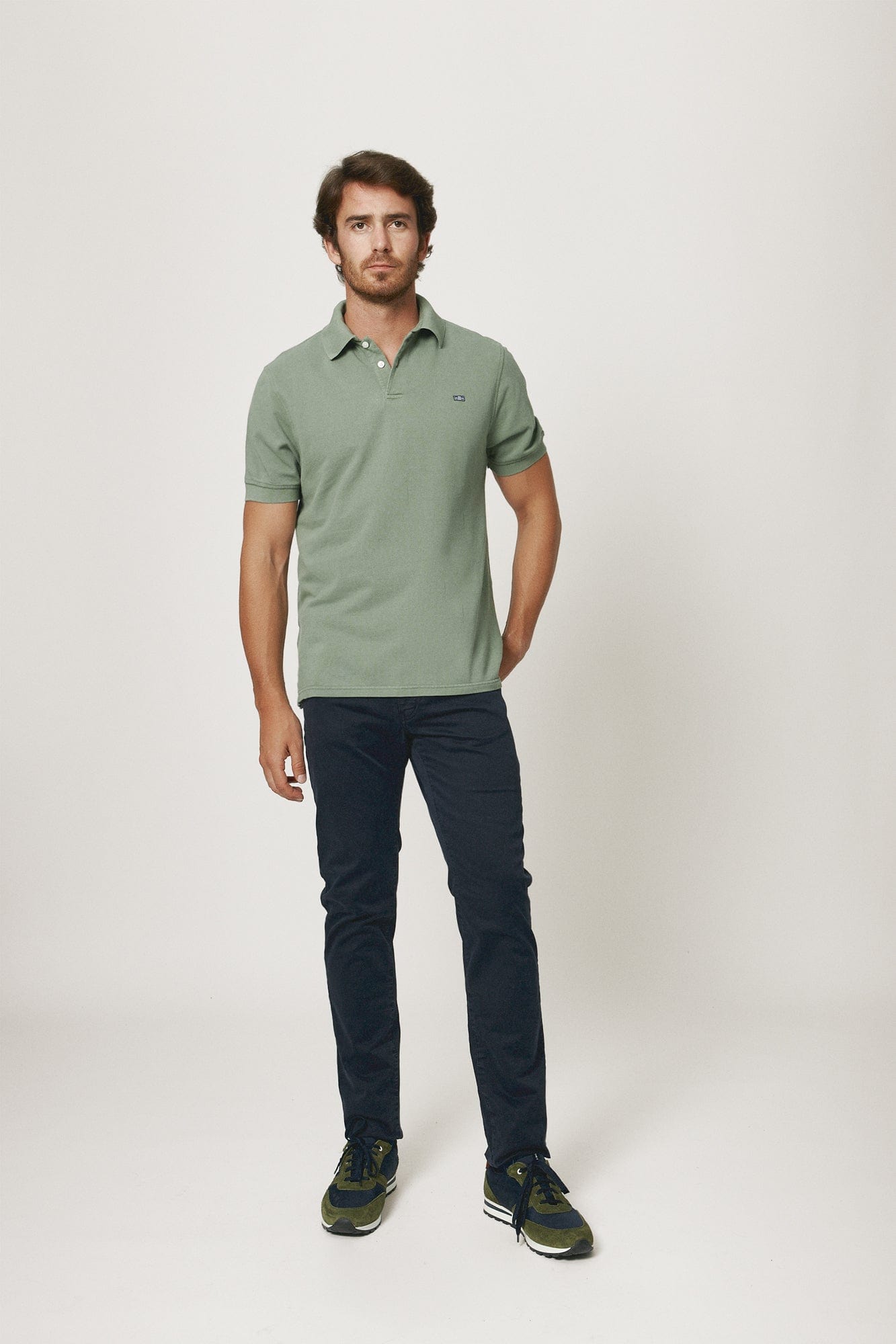 The Cotton Polo Verde Khaki