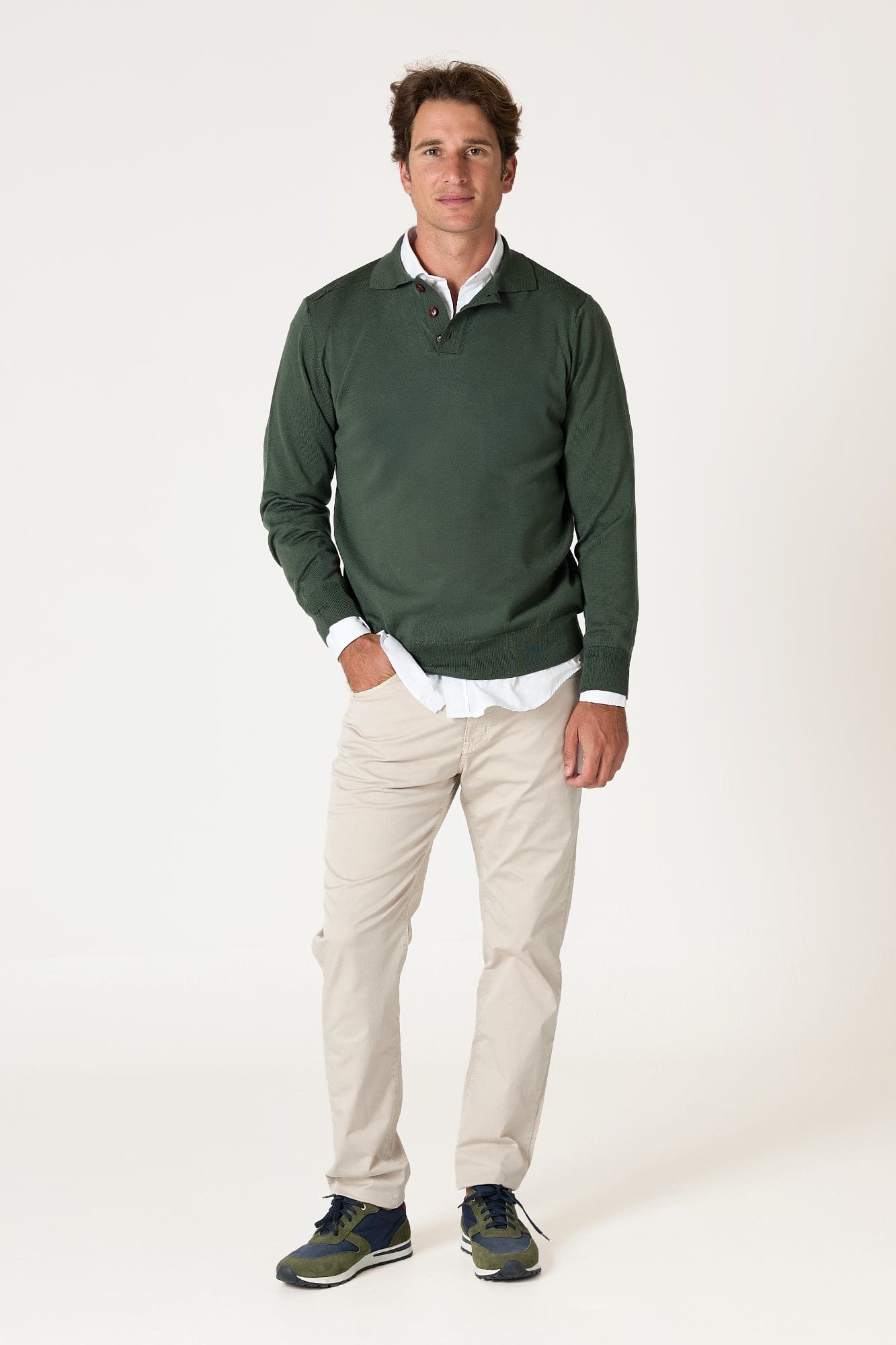 The Jersey Merino Polo Verde Santander-1