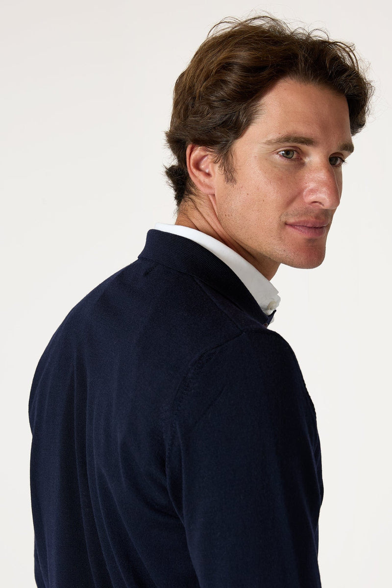 The Jersey Merino Polo Azul Marino-zoom-