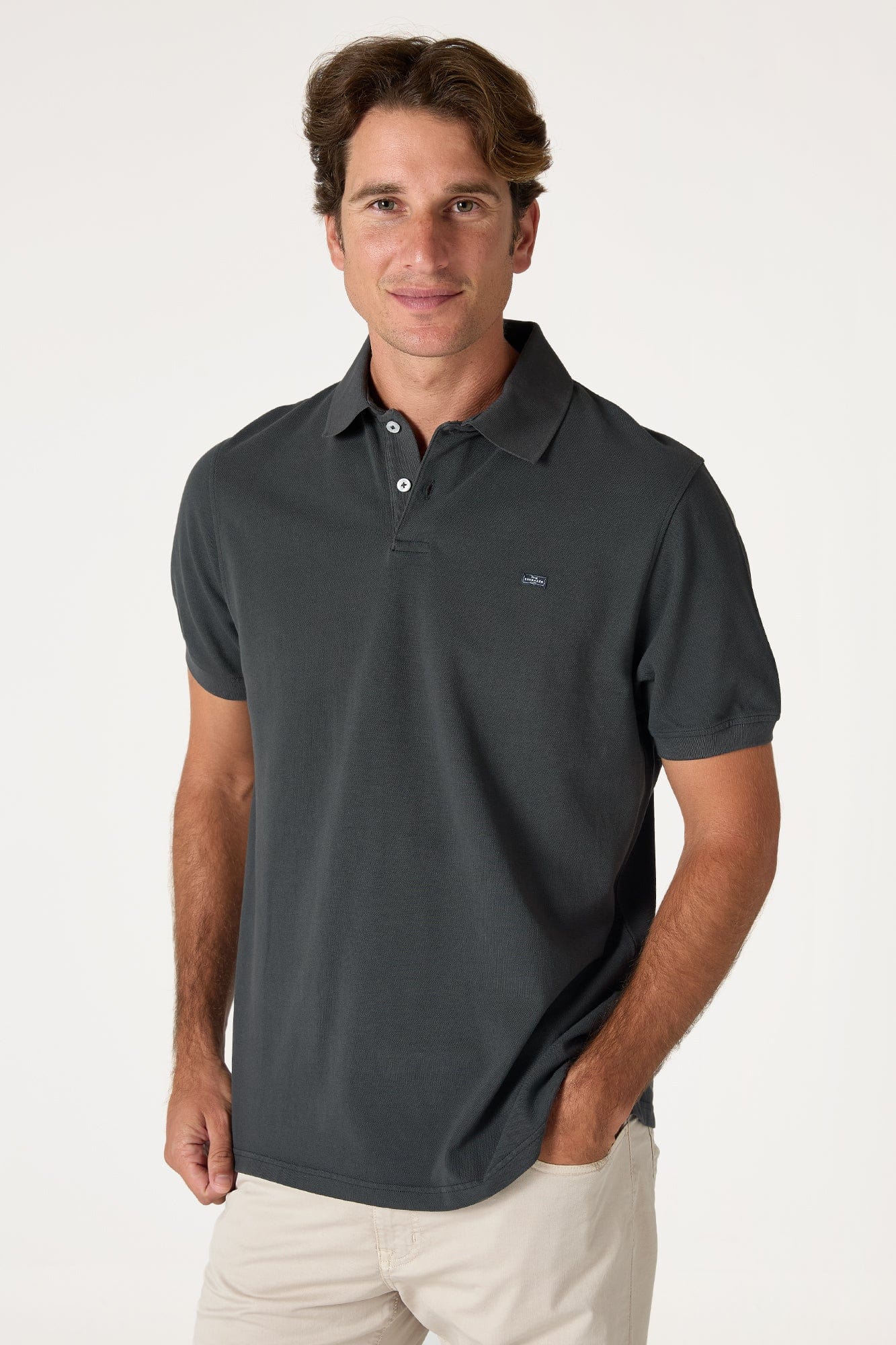 The Cotton Polo Gris Palencia-4