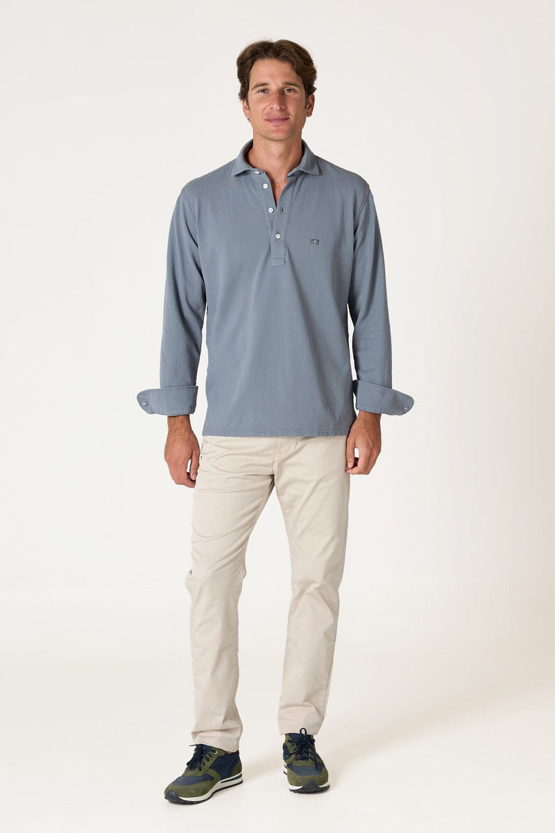 The Cotton Polera Azul Soller-zoom-