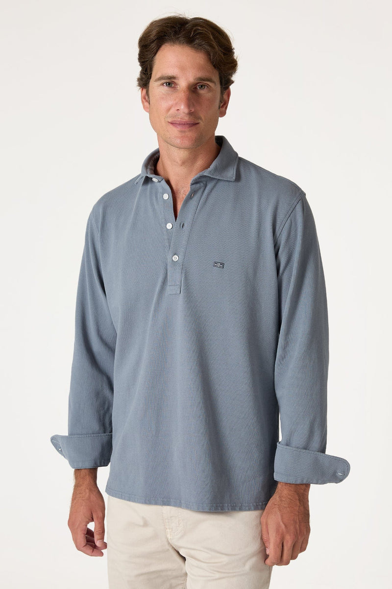 The Cotton Polera Azul Soller-zoom-