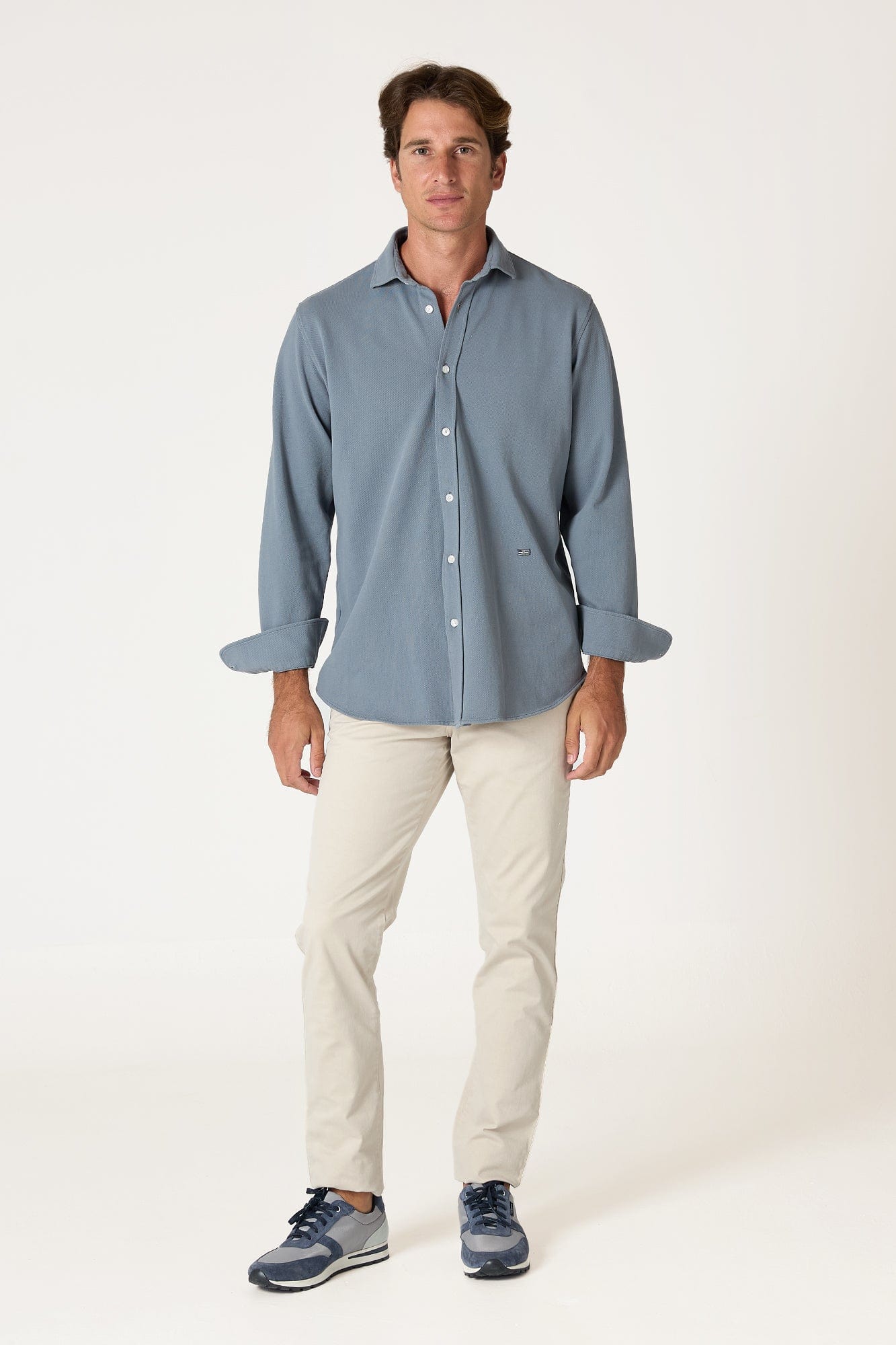 The Cotton Camisa Azul Soller