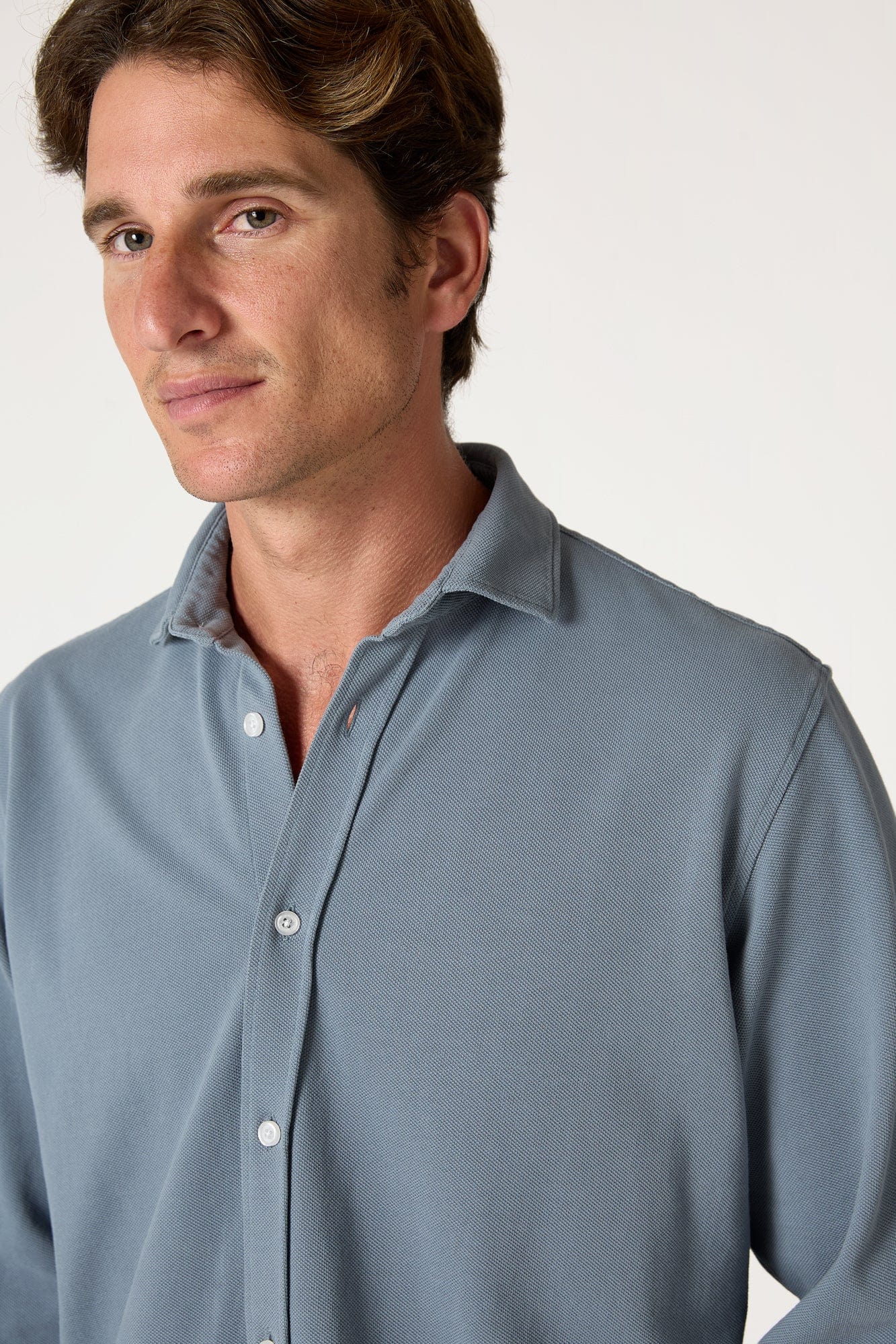 The Cotton Camisa Azul Soller-zoom-4