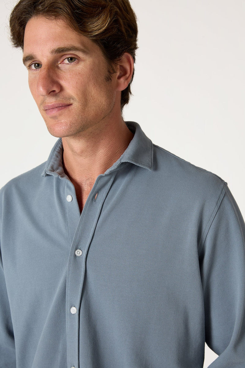 The Cotton Camisa Azul Soller-zoom-
