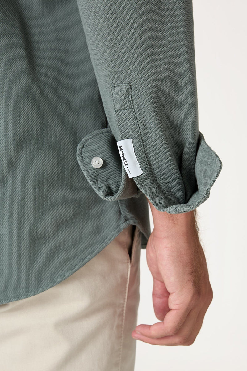 The Cotton Camisa Verde Valledemossa-zoom-