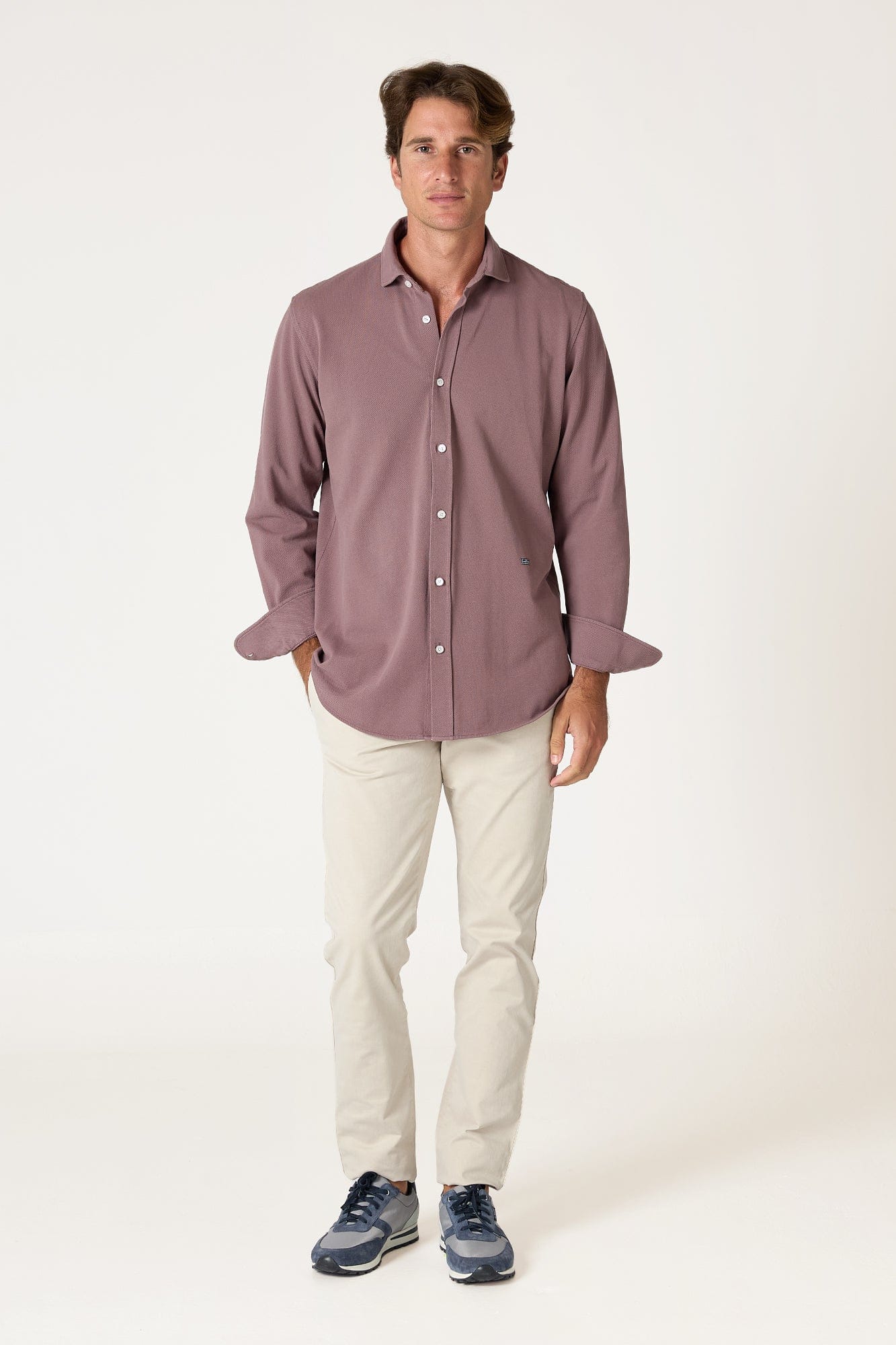 The Cotton Camisa Morado Ribera