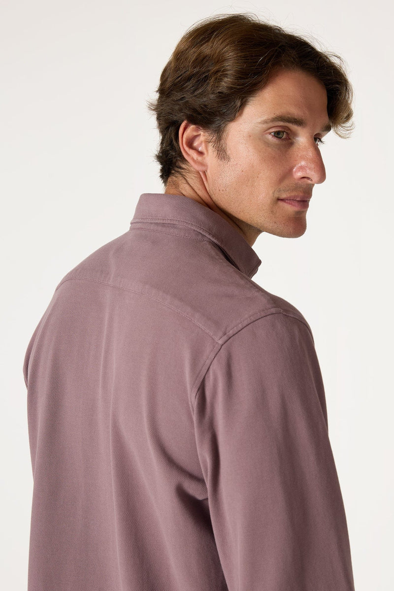 The Cotton Camisa Morado Ribera-zoom-