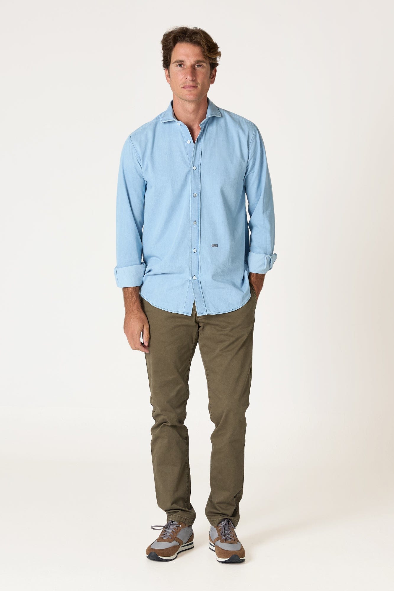 The Denim Camisa