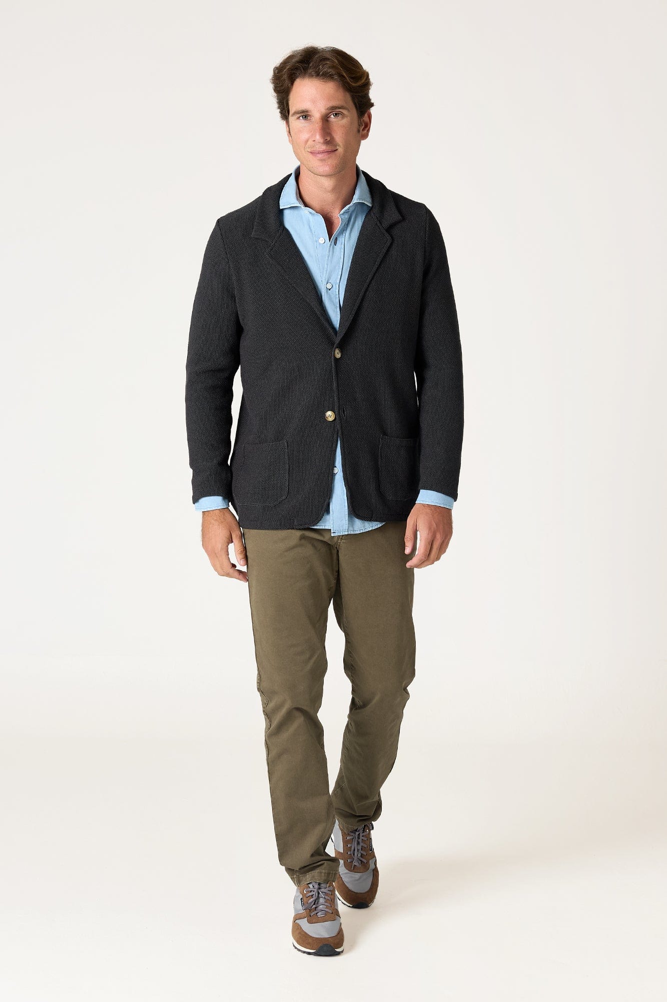 The Soft Blazer Gris Santander-zoom-1