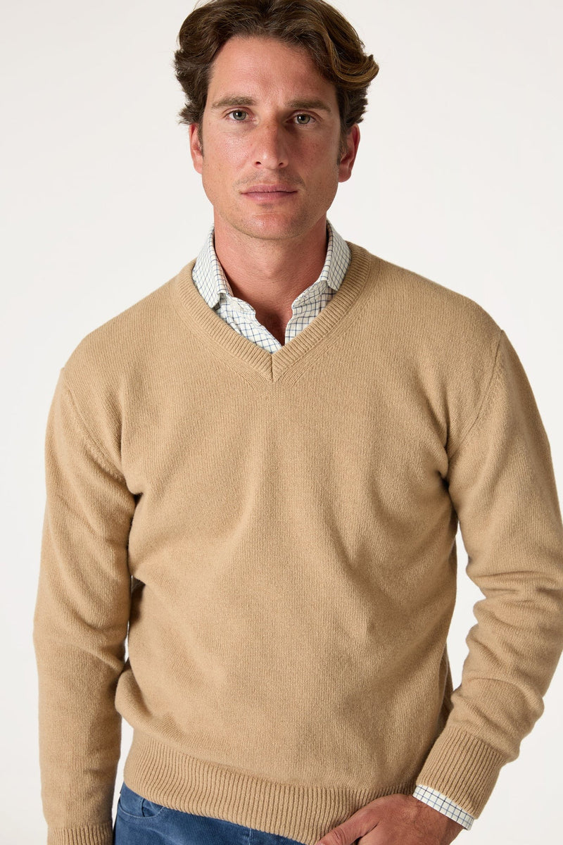 The Lambswool Pico Camel Ronda-zoom-