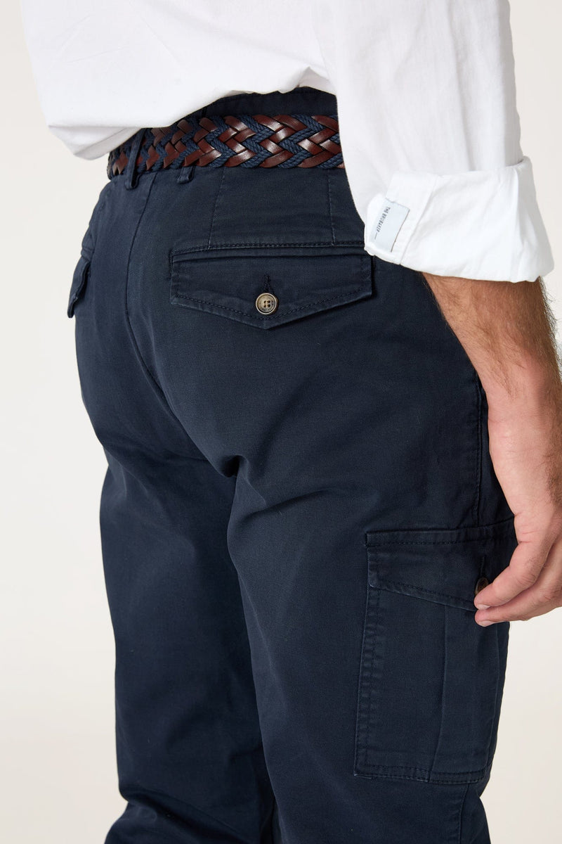 The Chino Cargo Azul Marino-zoom-
