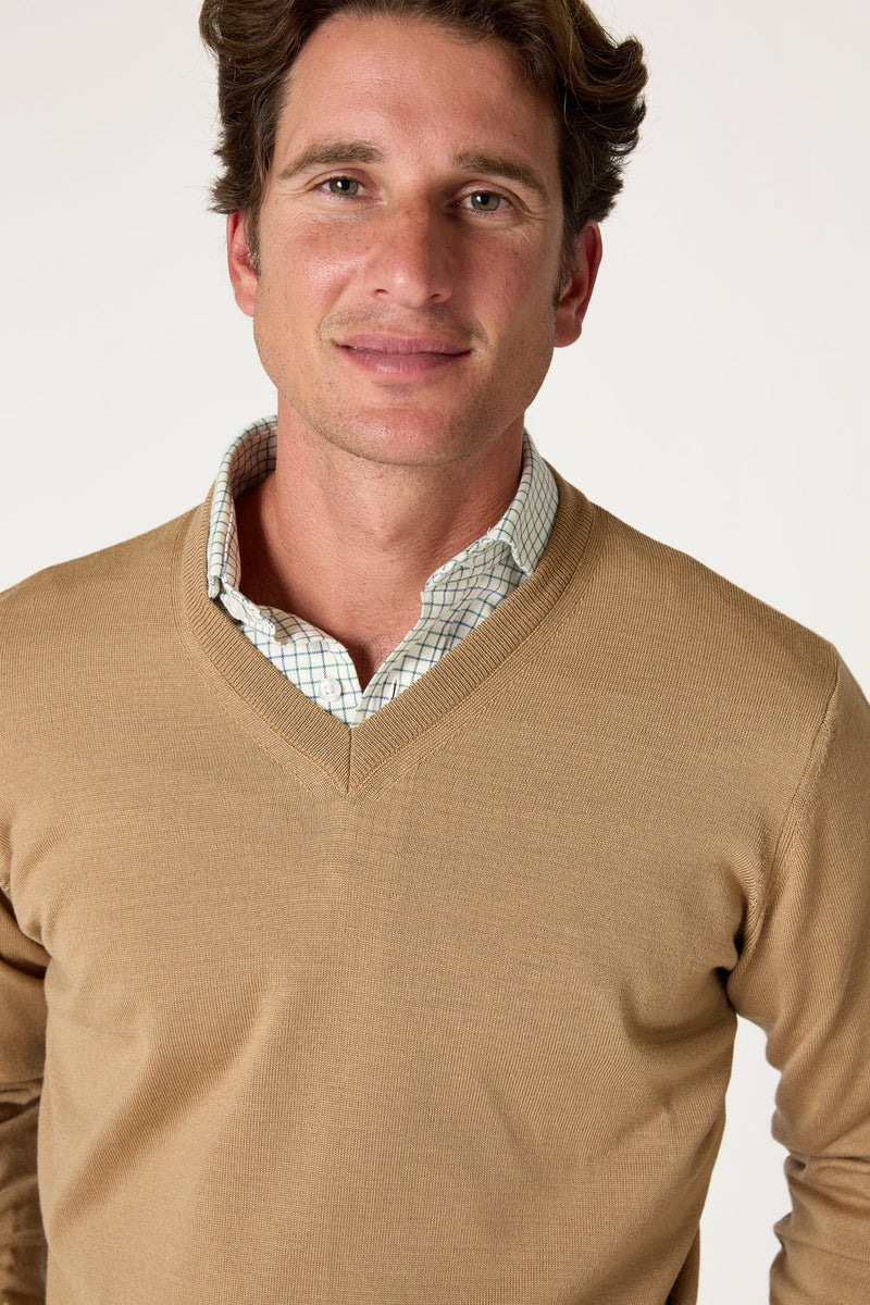 The Jersey Merino Pico Beige Campos-zoom-