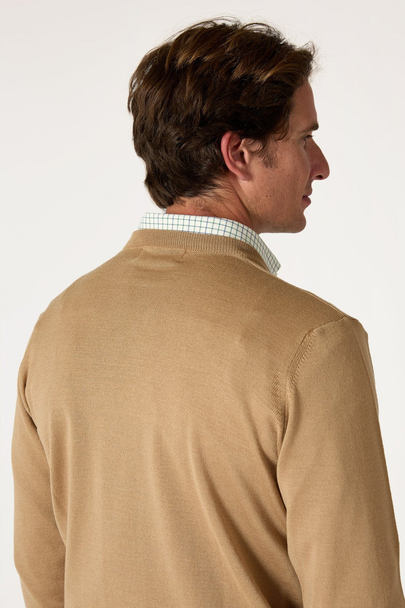 The Jersey Merino Pico Beige Campos-zoom-