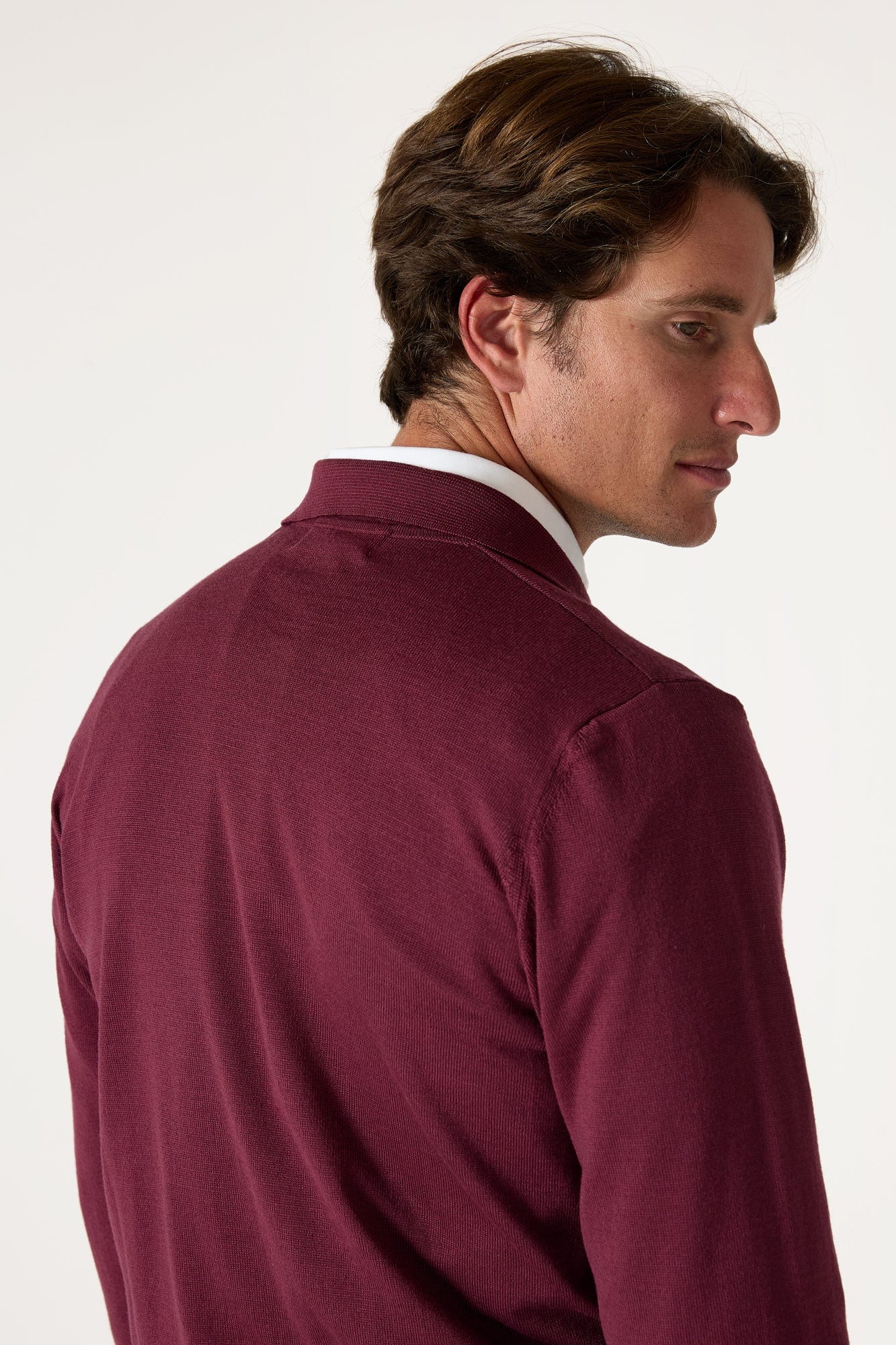 The Jersey Merino Polo Rosa Cubell
