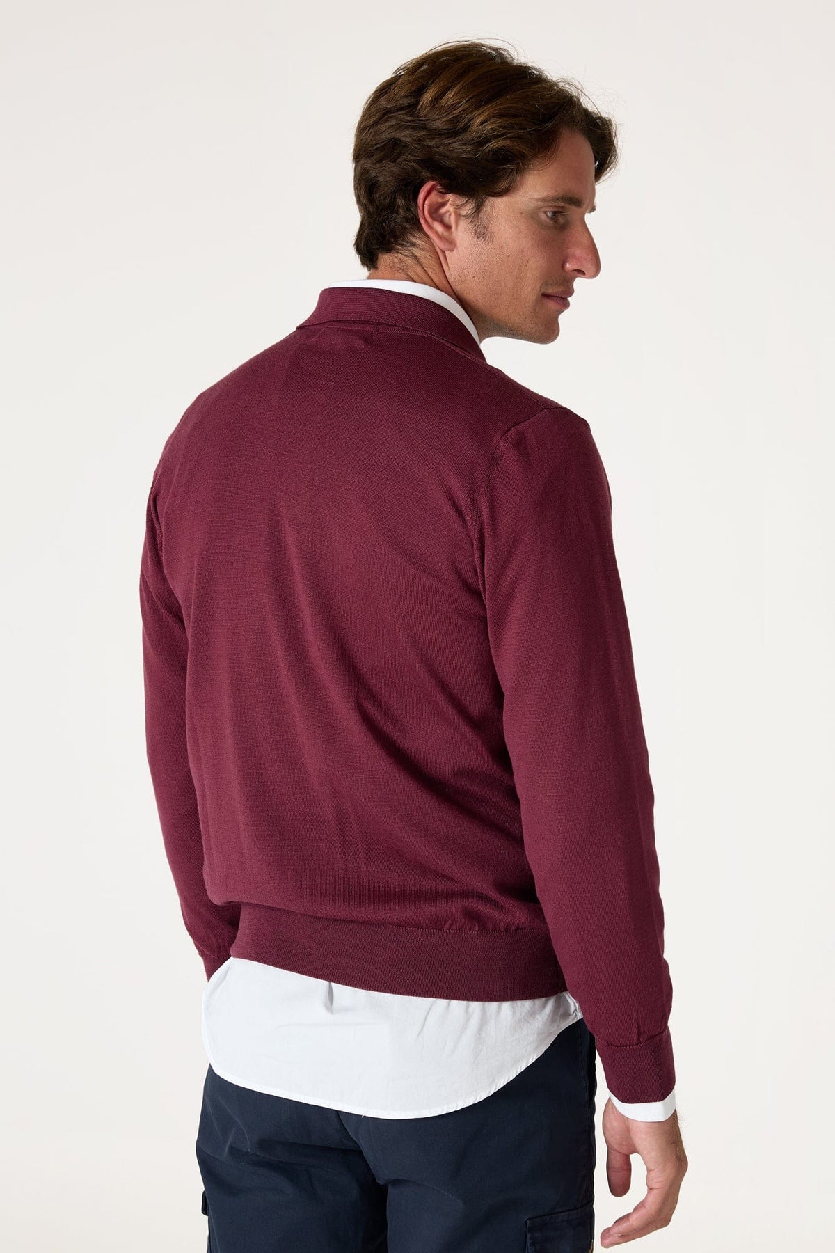 The Jersey Merino Polo Rosa Cubell-4