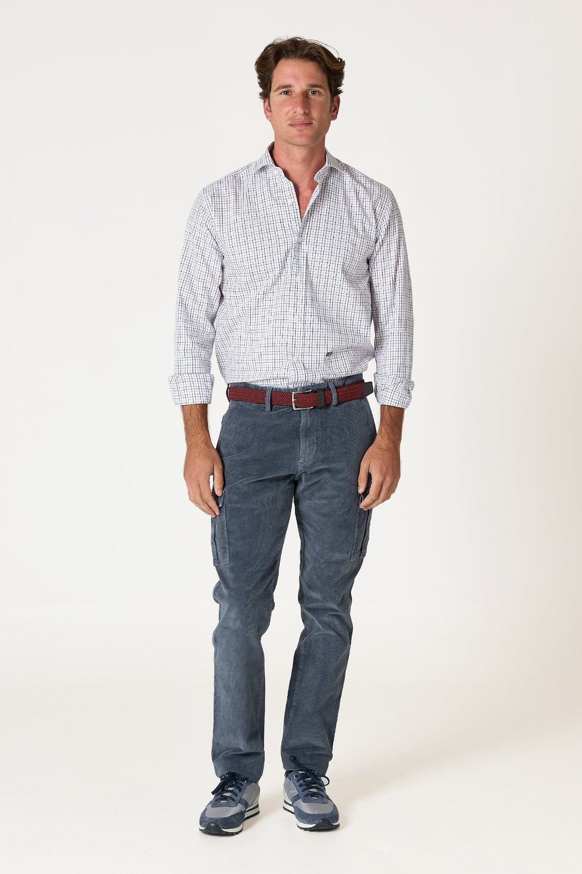 The Chino Micropana Cargo Gris Huelva-zoom-1