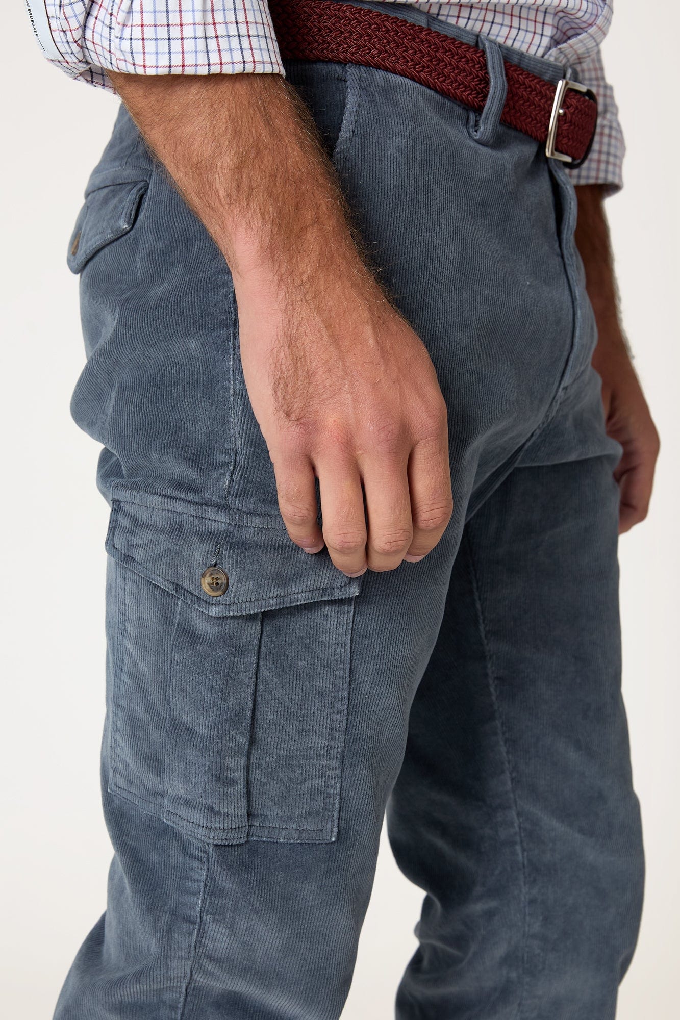 The Chino Micropana Cargo Gris Huelva-4