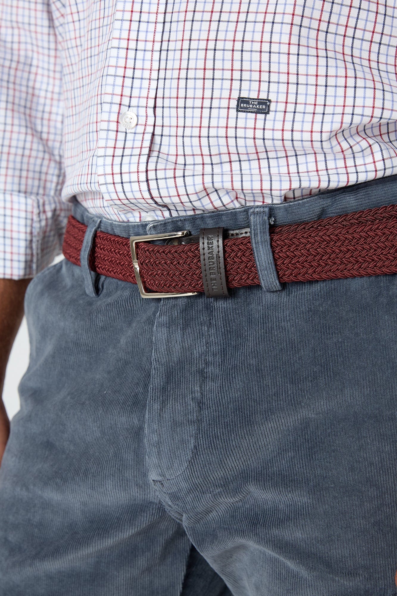 The Belt Trenzado Burdeos-2