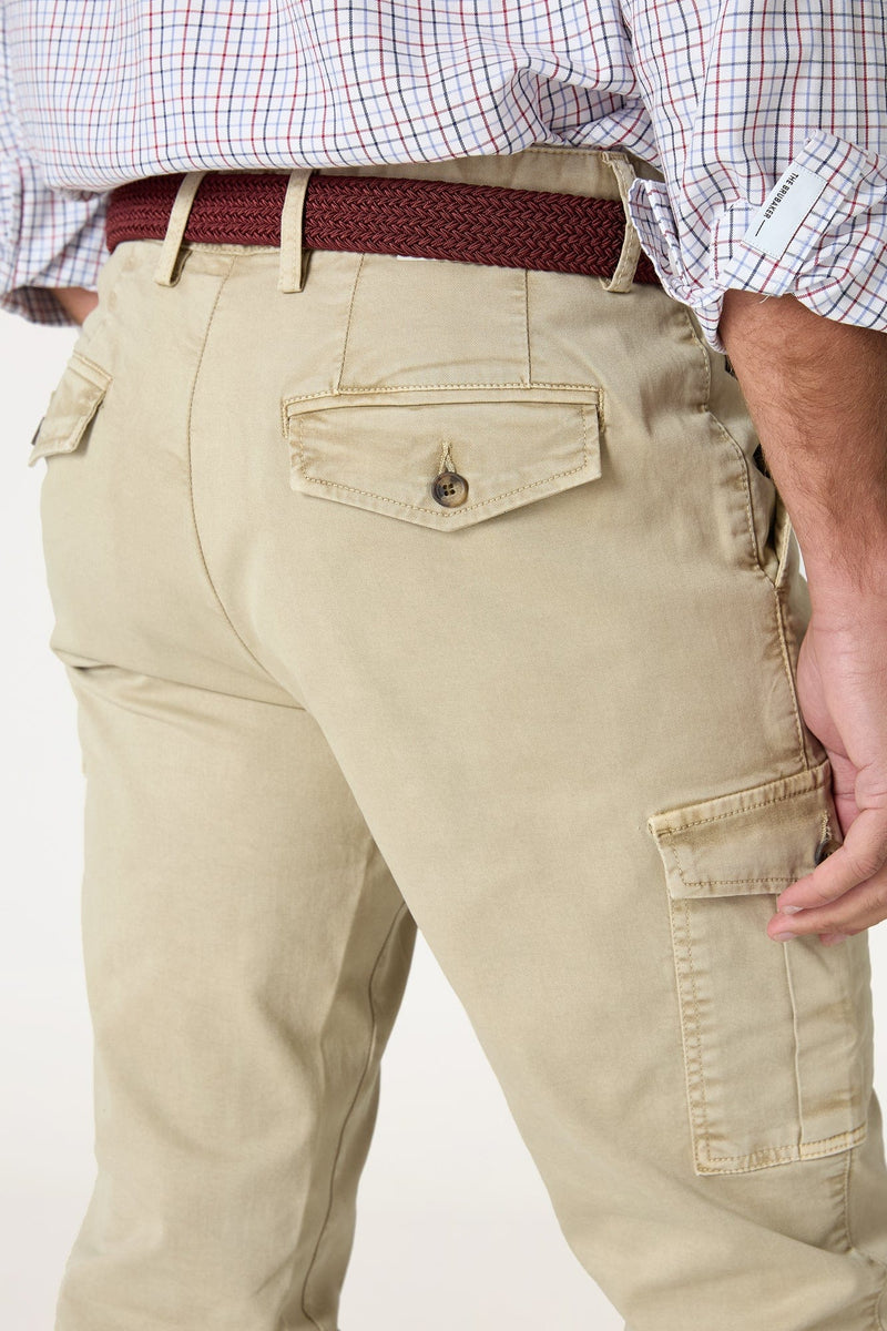 The Chino Cargo Beige Tostado-zoom-