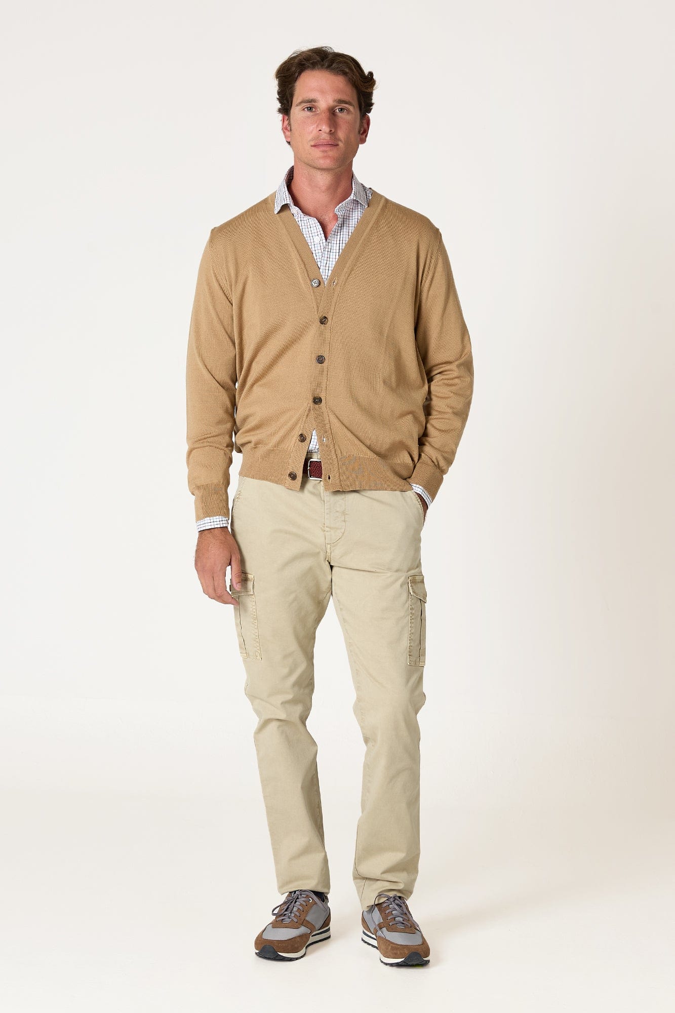 The Cardigan Merino Beige Campos-zoom-1