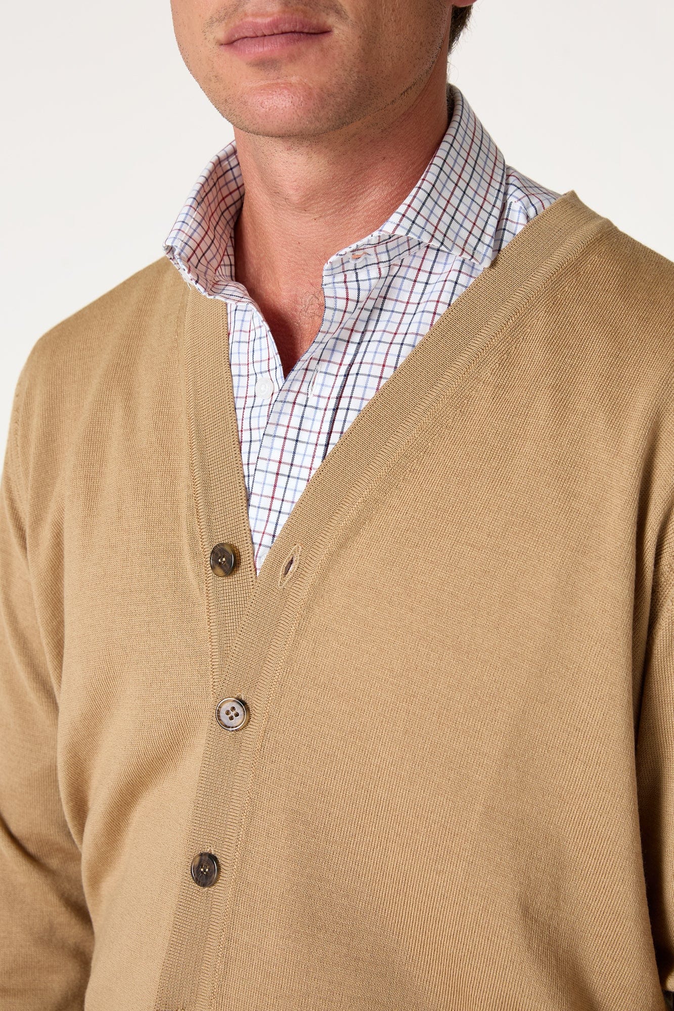 The Cardigan Merino Beige Campos-4