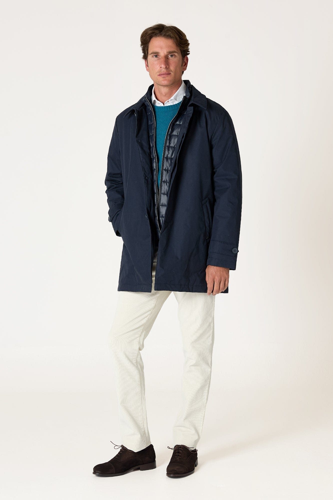 The Trench Azul Marino