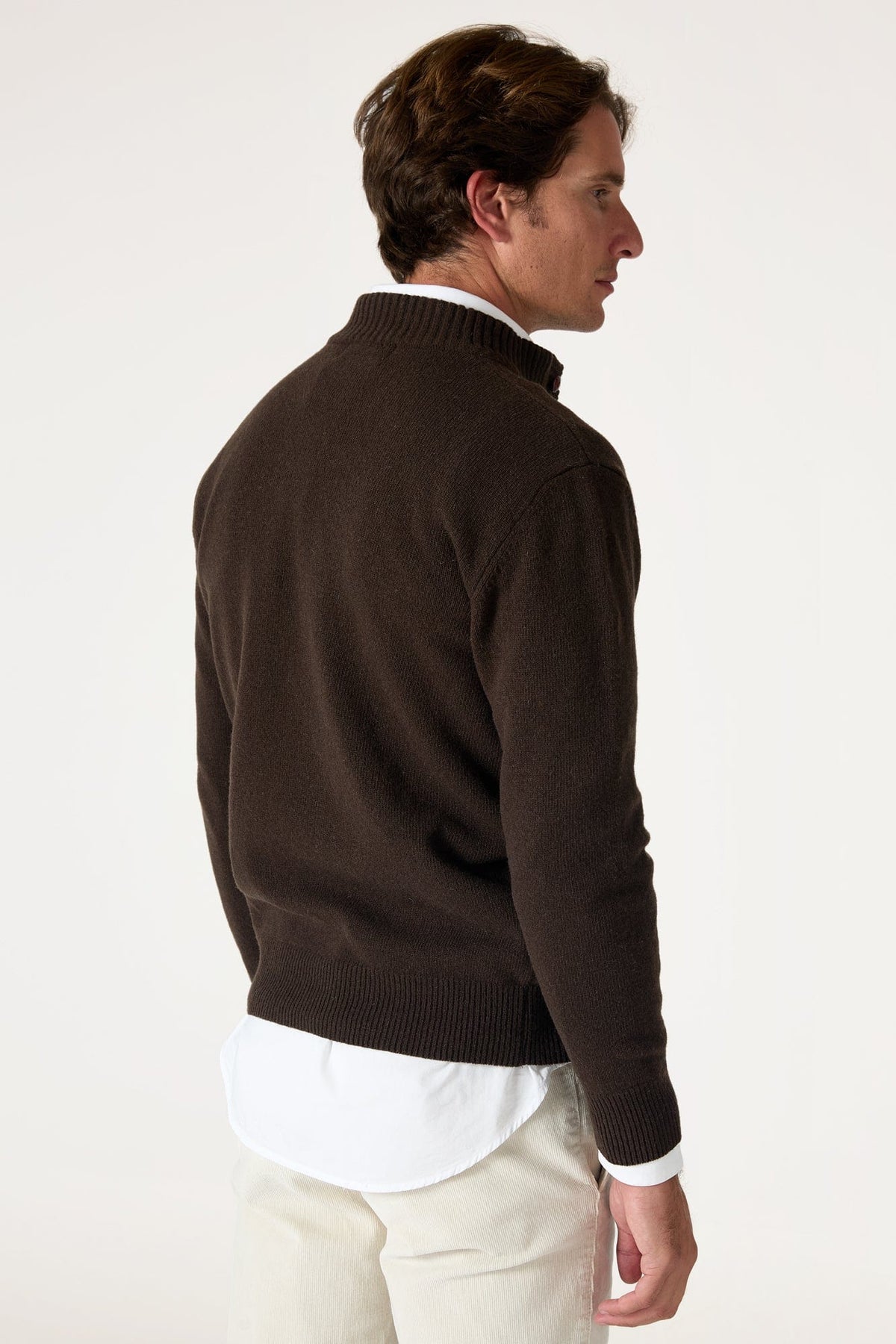 The Lambswool Botones Marron Monegros-zoom-4