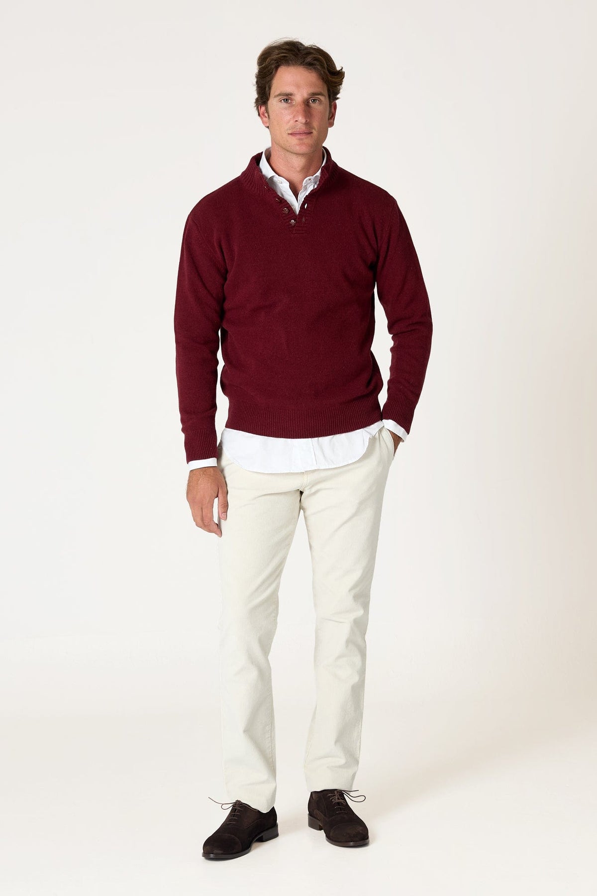The Lambswool Botones Grana Rioja-zoom-1